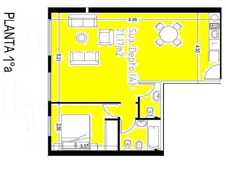 Departamento en venta en Avenida Estado de Israel, Ciudad Autónoma de Buenos Aires