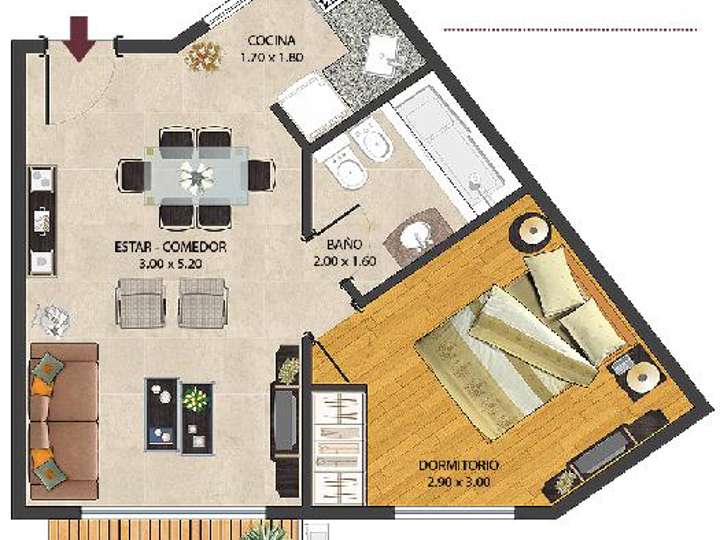 Departamento en venta en 3 de Febrero, 466, Villa Sarmiento