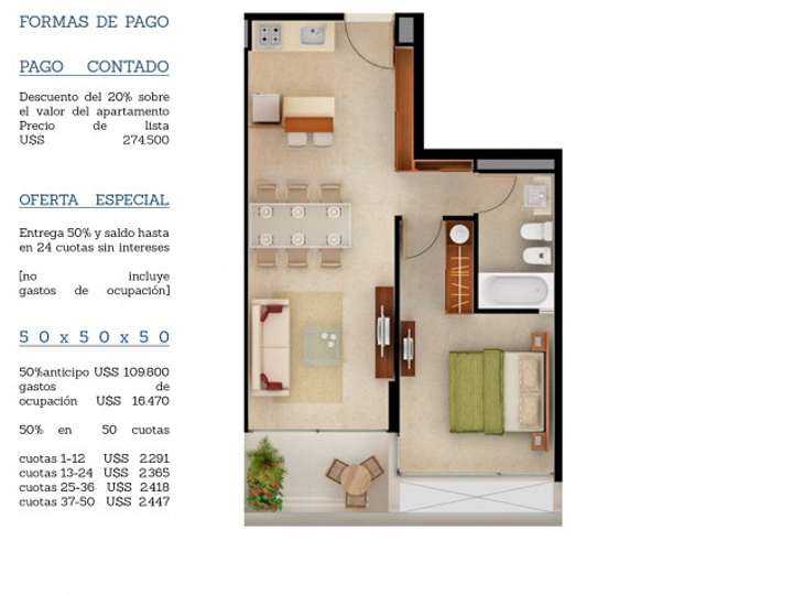 Apartamento en venta en Avenida Franklin Delano Roosevelt, Punta Del Este
