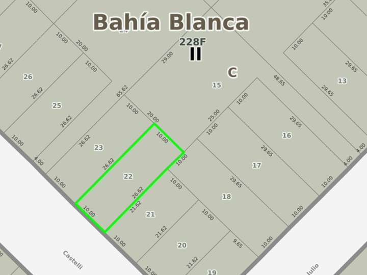 Terreno en venta en Castelli, 2213, Buenos Aires