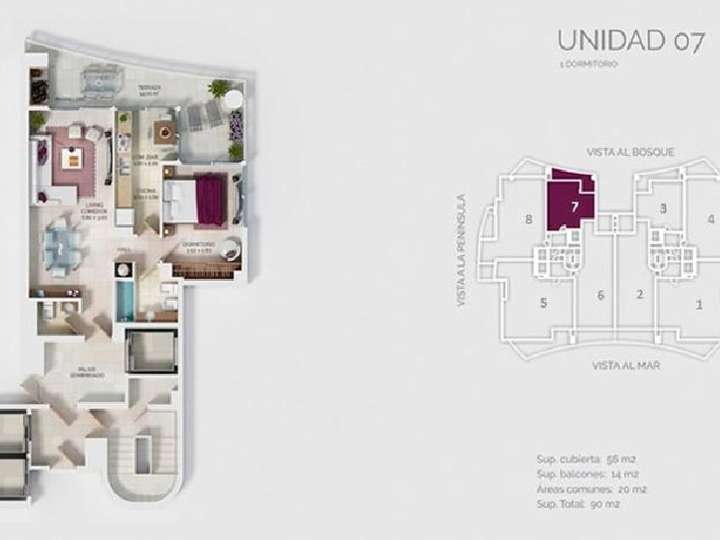 Apartamento en venta en Punta Del Este