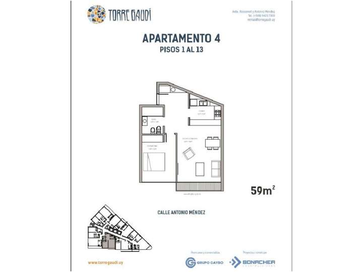 Apartamento en venta en Punta Del Este