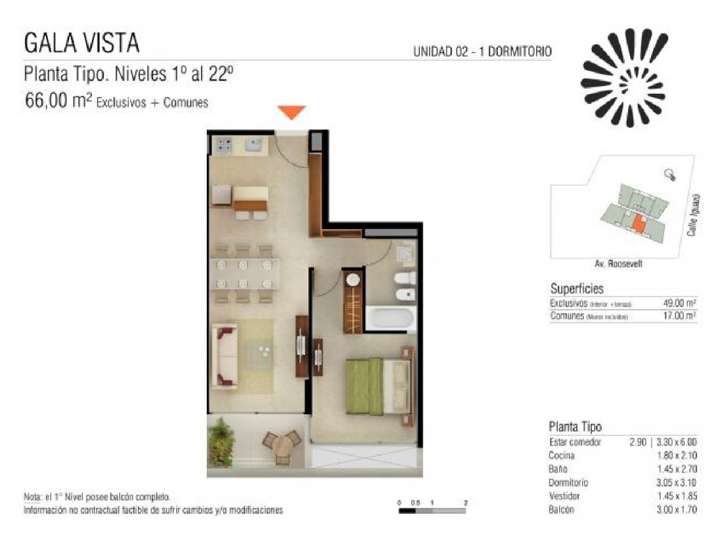 Apartamento en venta en Avenida Franklin Delano Roosevelt, Punta Del Este