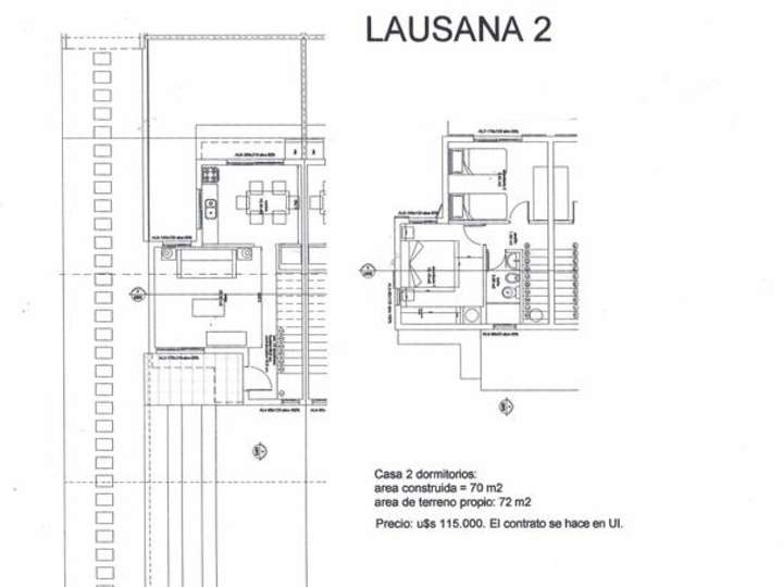 Casa en venta en Lausana, Maldonado