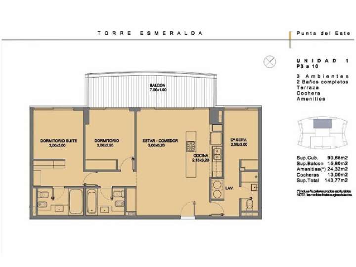 Apartamento en venta en Punta Del Este