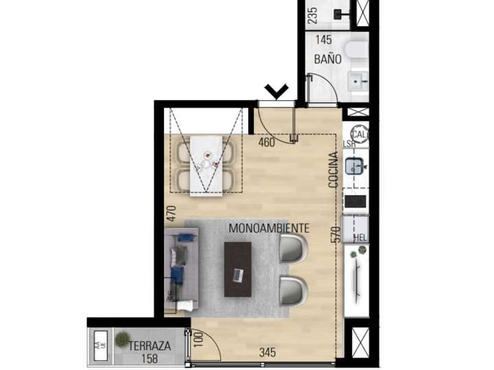 Apartamento en venta en Antártida, Maldonado