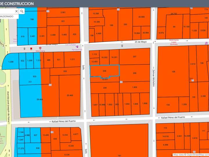 Terreno en venta en Barrio Sur, Montevideo