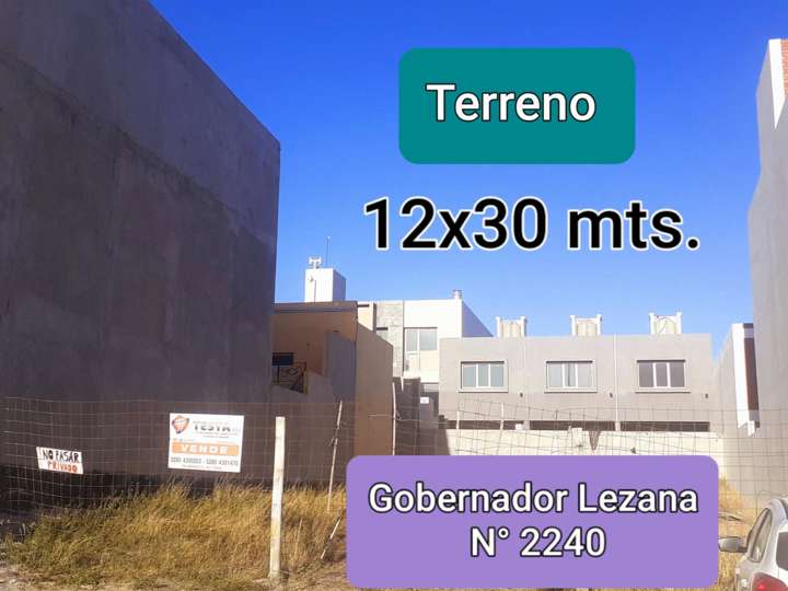 Terreno en venta en Gobernador Lezama, Chubut