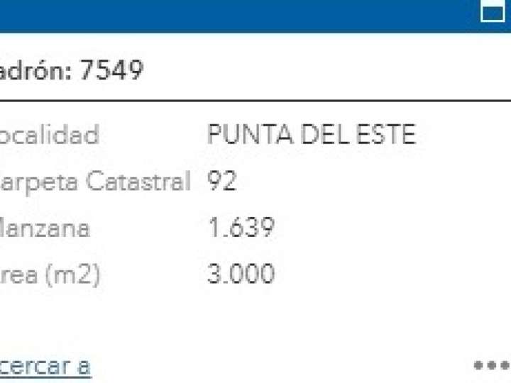 Terreno en venta en Maldonado