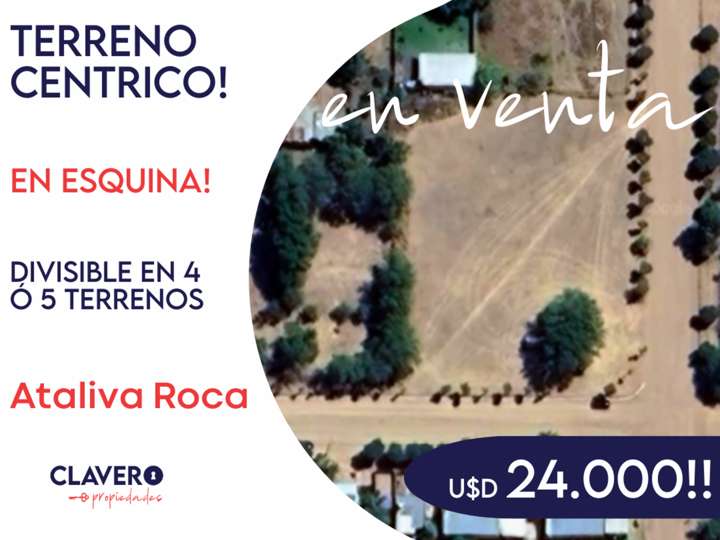 Terreno en venta en Entre Ríos, Ataliva Roca