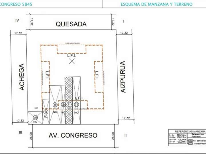 Terreno en venta en Avenida Congreso, 5857, Ciudad Autónoma de Buenos Aires