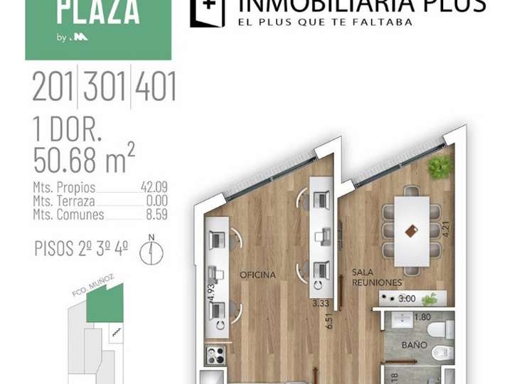 Apartamento en venta en Francisco Joaquín Muñoz, Montevideo