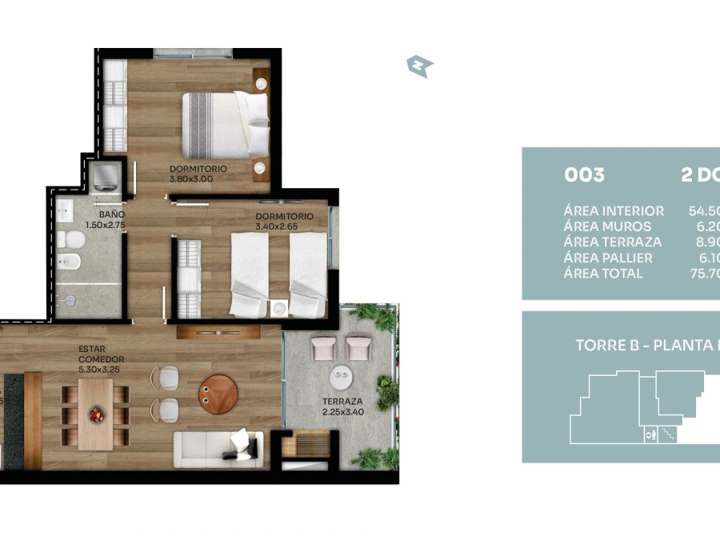 Apartamento en venta en Reyes, Montevideo