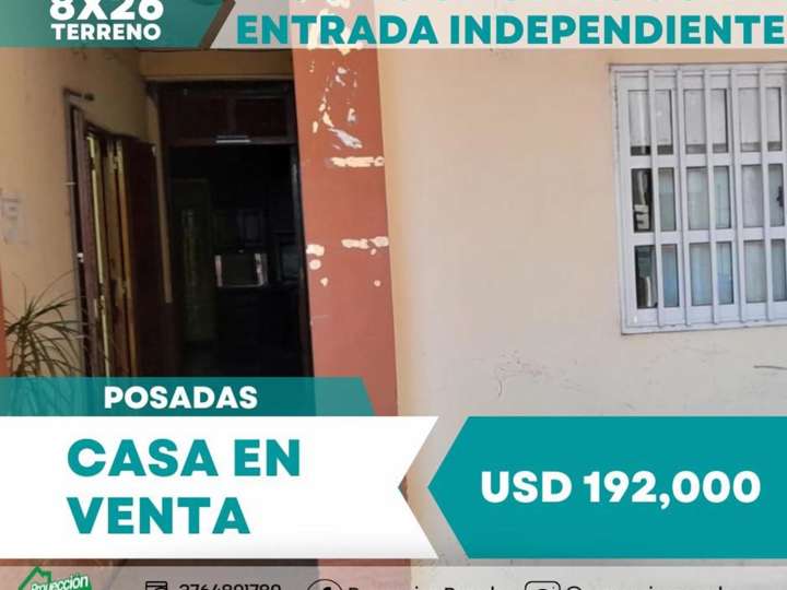 Casa en venta en 3 de Febrero, 1898, Provincia de Misiones