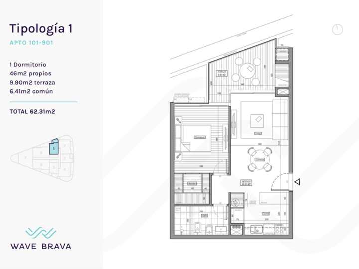 Apartamento en venta en Punta Del Este