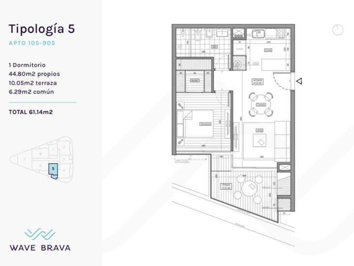 Apartamento en venta en Punta Del Este