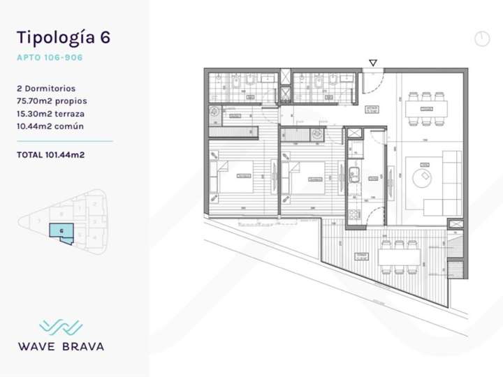 Apartamento en venta en Punta Del Este