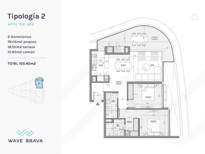 Apartamento en venta en Punta Del Este