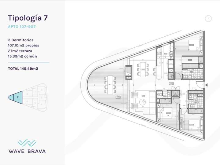 Apartamento en venta en Punta Del Este