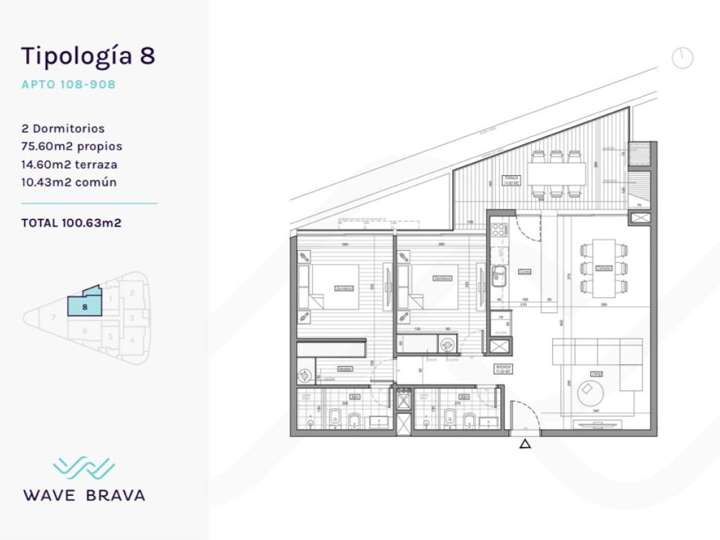 Apartamento en venta en Punta Del Este