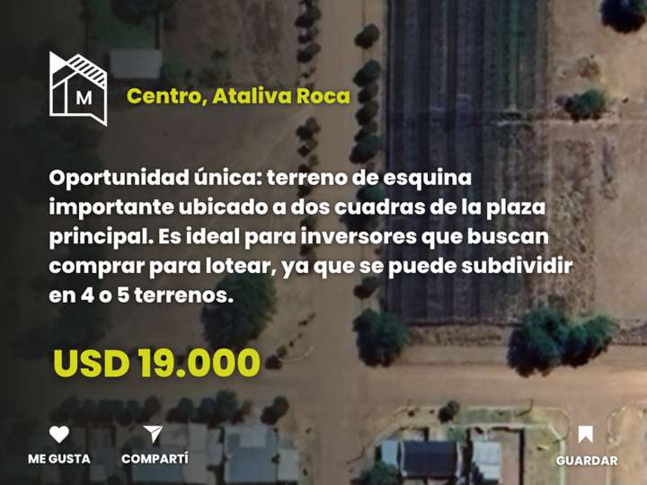 Terreno en venta en Balcarce, La Pampa