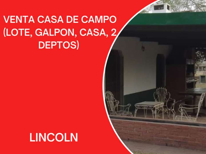 Terreno en venta en Acceso Federico Cané, Lincoln