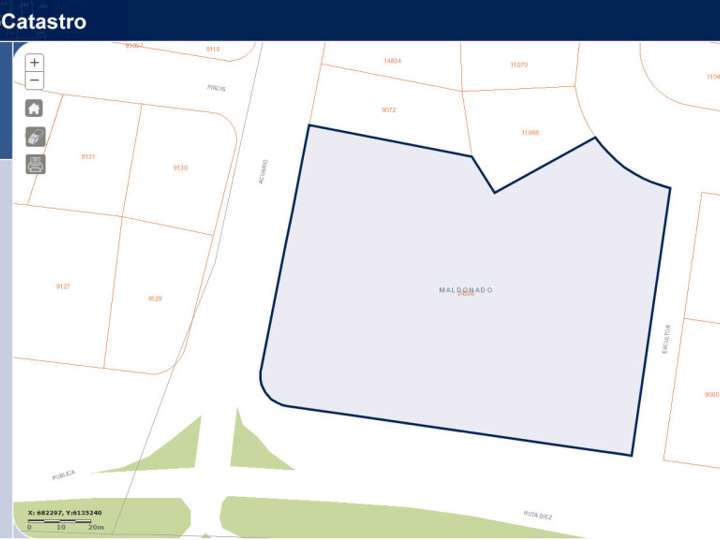 Terreno en venta en Avenida General Leandro Gómez, Maldonado