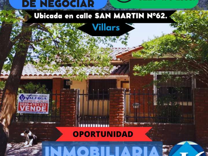 Casa en venta en San Martín, Villars