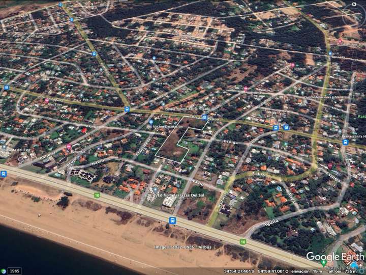 Terreno en venta en Pinares, Maldonado