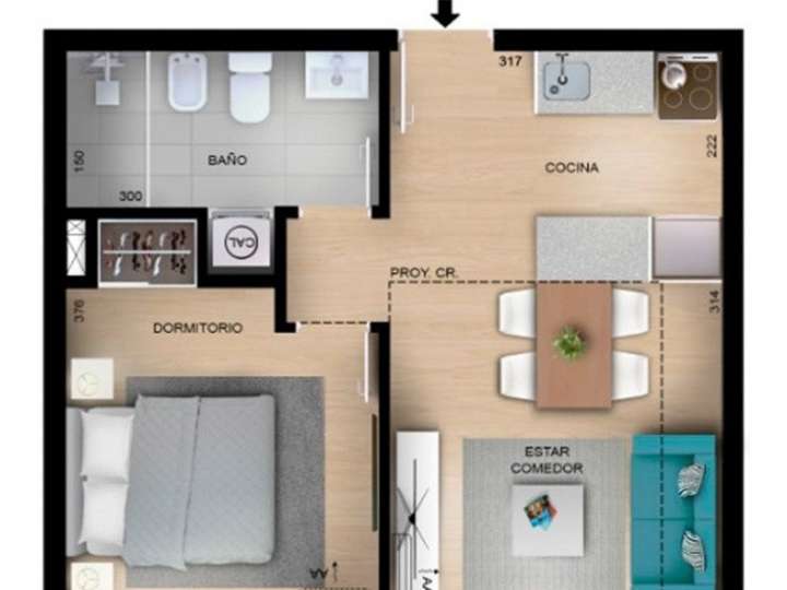 Apartamento en venta en Paraguay, Montevideo