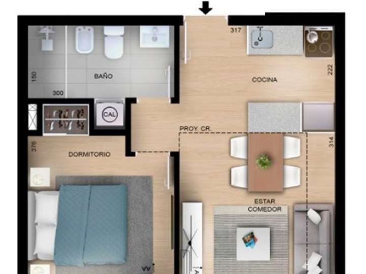 Apartamento en venta en Paraguay, Montevideo