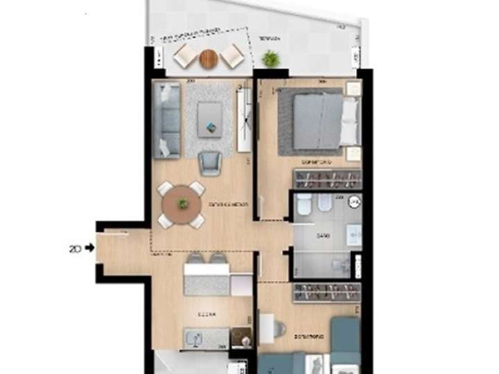 Apartamento en venta en Paraguay, Montevideo