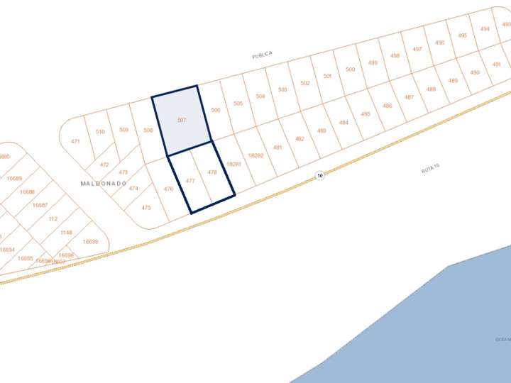 Terreno en venta en Ruta 10 Juan Díaz de Solís, Buenos Aires