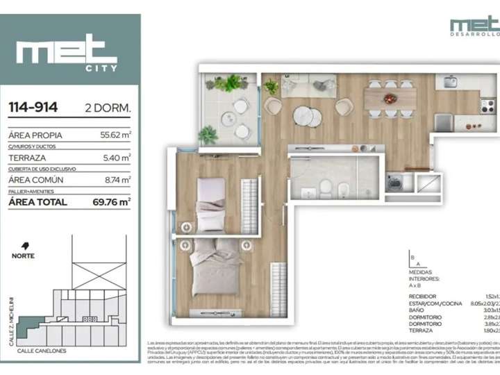 Apartamento en venta en Canelones, Montevideo