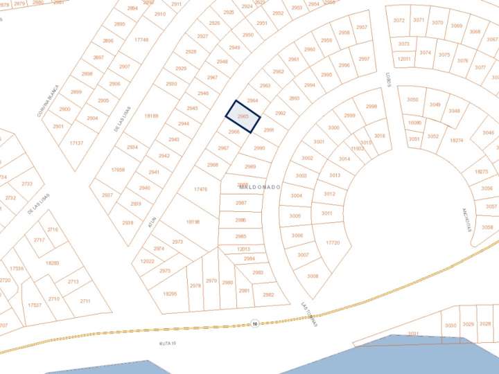 Terreno en venta en Pescadilla, Maldonado