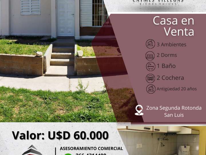 Casa en venta en Lavaisse, San Luis