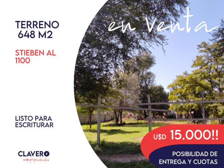 Terreno en venta en Enrique Stieben, 1089, La Pampa