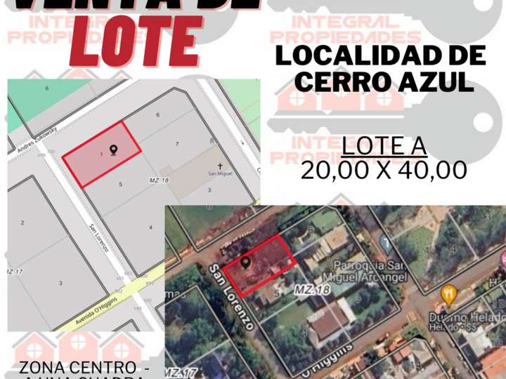 Terreno en venta en Andres Zukowsky, 897, Departamento Leandro N. Alem