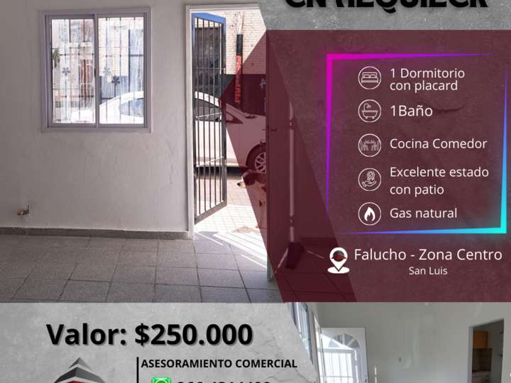 Departamento en alquiler en Falucho, 1022, San Luis