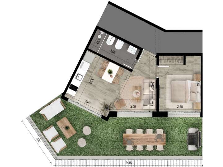 Apartamento en venta en Punta Del Este