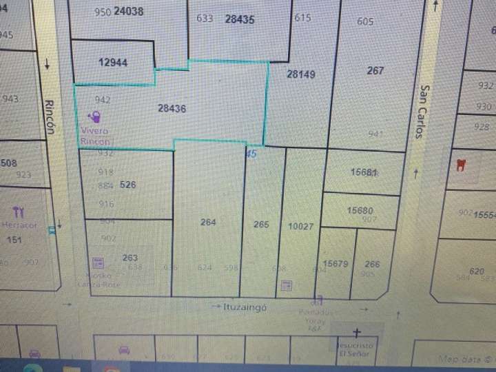 Terreno en venta en Barrio Sur, Montevideo