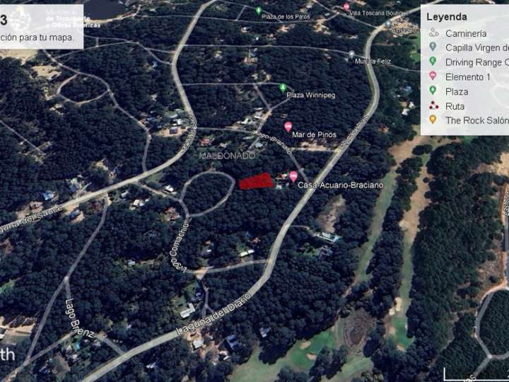 Terreno en venta en Lago de la Juventud, Maldonado