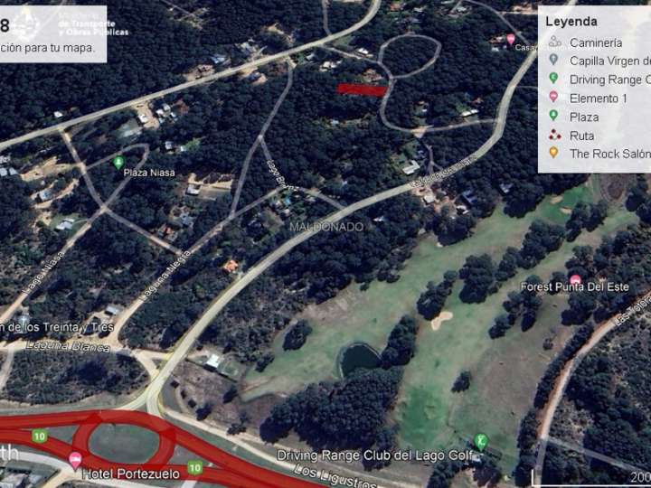 Terreno en venta en Lago Comachio, Maldonado