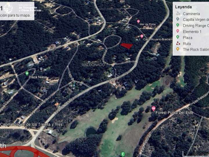 Terreno en venta en Lago de la Juventud, Maldonado