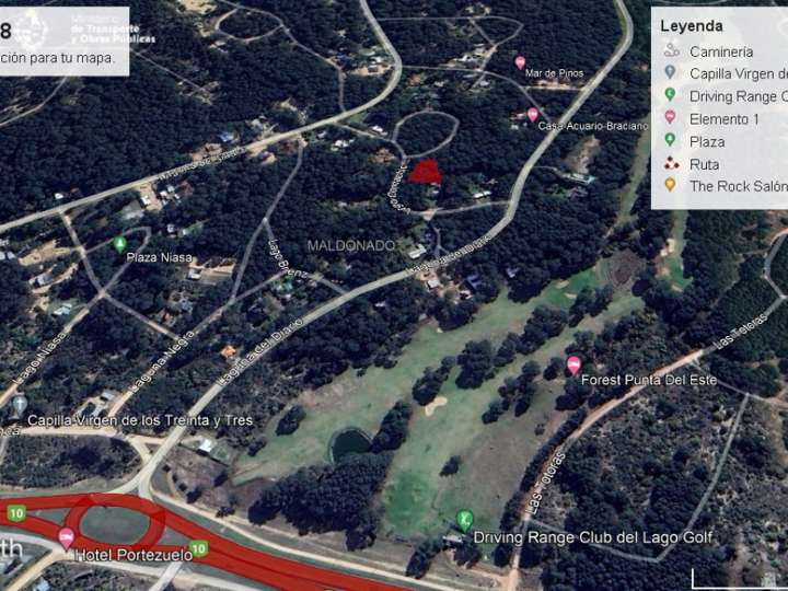 Terreno en venta en Lago Comachio, Maldonado