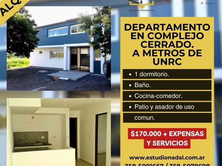 Departamento en alquiler en Martín Güemes, Córdoba