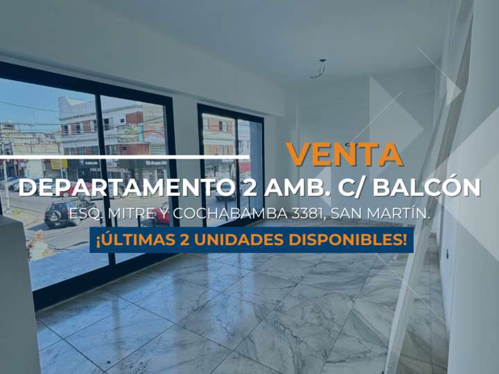 Departamento en venta en 54 - Bartolomé Mitre, 3393, General San Martín