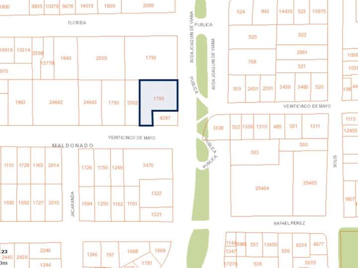 Terreno en venta en Avenida José Joaquín de Viana, Maldonado