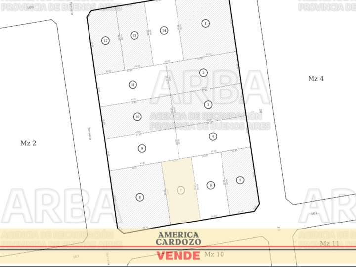 Terreno en venta en Calle 101, 460, Buenos Aires