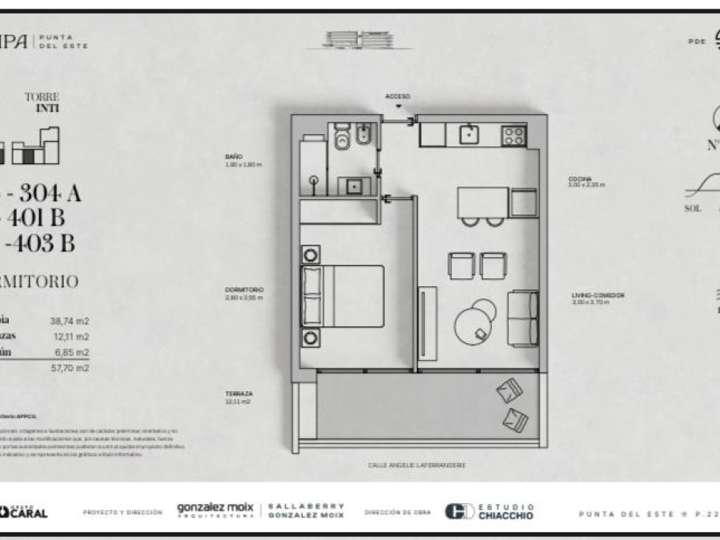 Apartamento en venta en Punta Del Este
